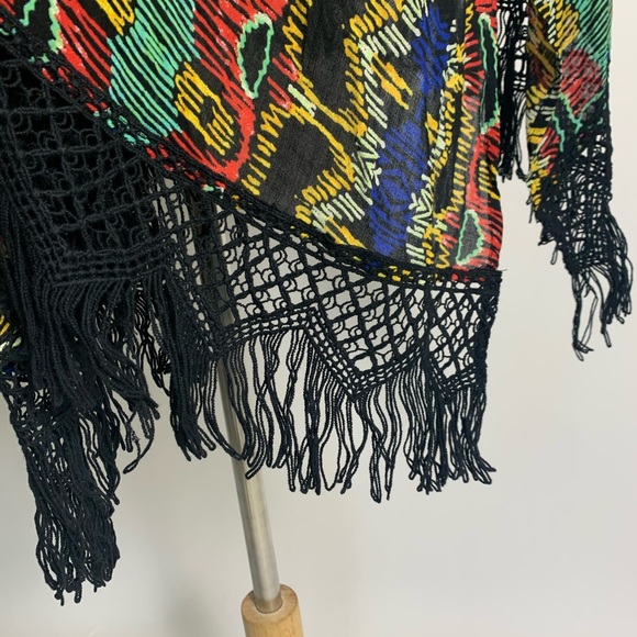 NWT LSPACE Moroccan Dreams Coverup Fringe Ends S - Picture 4 of 7